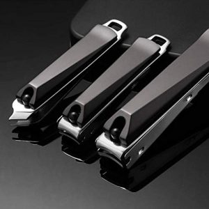 CHCDP Stainless Steel Nail Clipper Set for Home, Small & Large Sizes