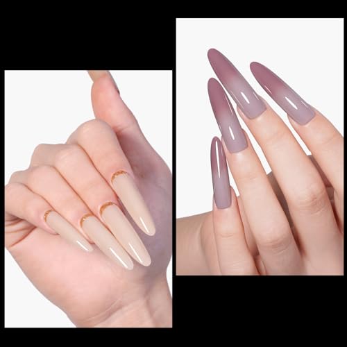 TOMICCA 360pcs Long Oval Matte Soft Gel Nail Tips Half Cover False Nails 15 Sizes - Image 5