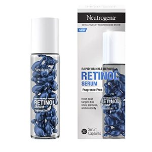Neutrogena Rapid Wrinkle Repair Retinol Serum Capsules 30 Count Fragrance-Free