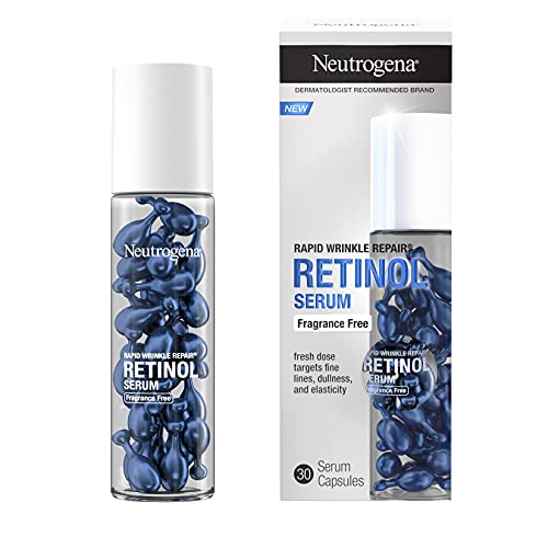 Neutrogena Rapid Wrinkle Repair Retinol Serum Capsules 30 Count Fragrance-Free