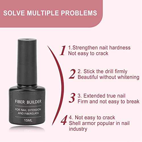Complete Fiberglass Nail Extension Kit for DIY Art - Medium Size Creative Nail Designs - Image 6