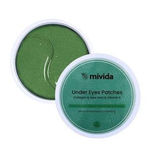 Under Eye Patches (60 PCS) | Collagen & Aloe Vera Under Eye Gel Patches | For Puffy Eyes Dark Circle Anti-Aging Eye Masks for Face to Soothe Puffiness and Wrinkles | Collagen Under Eye Patches