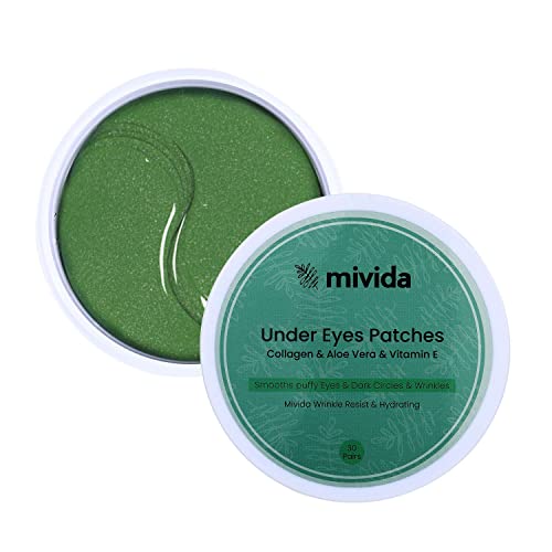 Under Eye Patches (60 PCS) | Collagen & Aloe Vera Under Eye Gel Patches | For Puffy Eyes Dark Circle Anti-Aging Eye Masks for Face to Soothe Puffiness and Wrinkles | Collagen Under Eye Patches