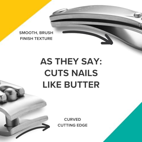 Rui Smiths Pro Precision 6cm Travel Size Stainless Steel Nail Clippers Manicure Pedicure Trimmer - Image 4