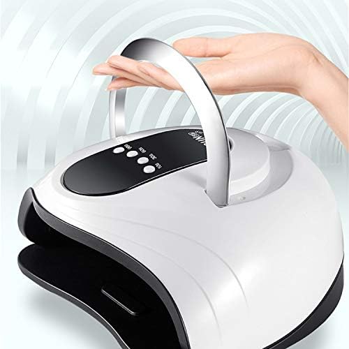 120W UV Gel Nail Lamp with 4 Timers and Portable Handle for Fast Curing - Image 5