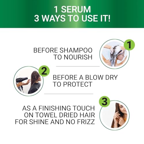 Nourishing Plant Keratin Hair Serum with Argan Oil and UV Protection, 45ml - Image 6