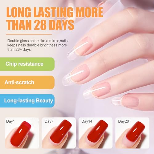 Rubber Base Coat, 100ml for Gel Nail Polish Soak Off Curing for Professional Nail Salon or DIY at Home with an Empty Bottle - Image 7