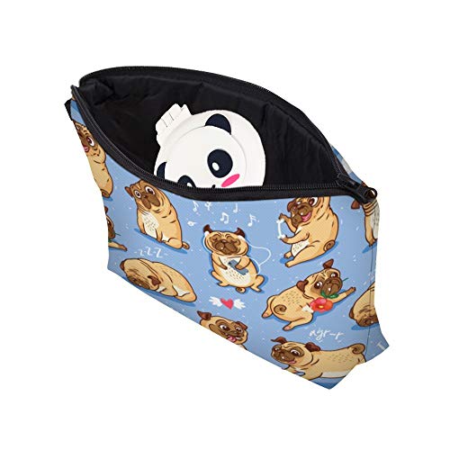 Travel Hair Brush, Mini Compact Mirror with Panda Printed Massage Comb for Kids Toddlers Girls, Small Pocket Mirror - Image 3