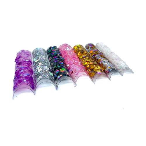 504 Pc 3XL XXXL Extra Long Clear Nail Tips Set Acrylic Nails 12 Sizes Durable - Image 7
