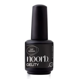 black gel nail polish. 90% color coverage from the first layer. Hypoallergenic and Odorless UV lamp gel polish made with natural pigments.