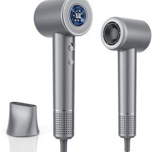 Ionic Hair Dryer 1500W 110,000 RPM 3 Heat 2 Speed Low Noise