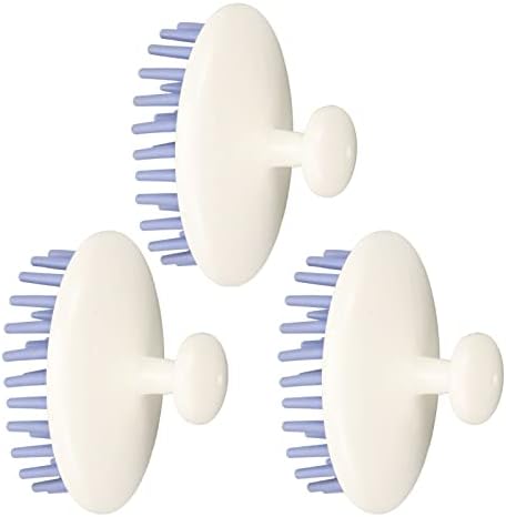 3 Pcs Scalp Massager Shampoo Brush Scalp Scrubber Silicone Compact Lightweight Comfortable Scalp Massager Hair Scrubber for Scalp Care - Image 7