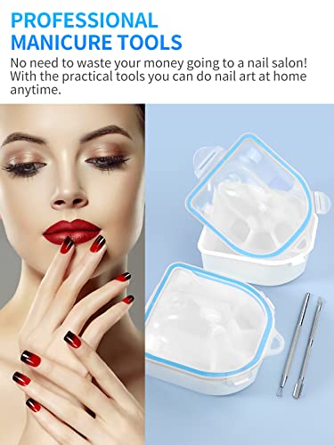 4-Piece Nail Soaking Bowl and Cuticle Tool Set for At-Home Manicures - Image 8
