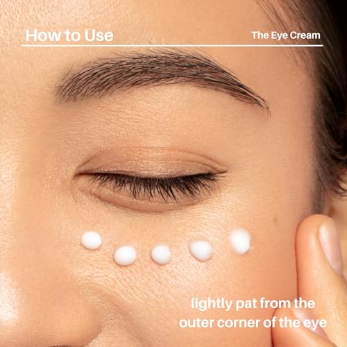 Anti Wrinkle And Firming Eye Cream, Dark Circle Under Eye Treatment With Hyaluronic Acid And Jojoba Oil, Hydrating Anti Aging Cream With Caffeine Suitable For Sensitive Dry Skin - Image 4