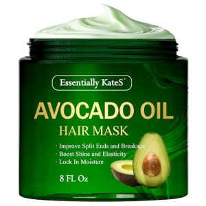 8 Fl Oz Avocado Oil Hair Mask for Intensive Repair and Conditioning Treatment