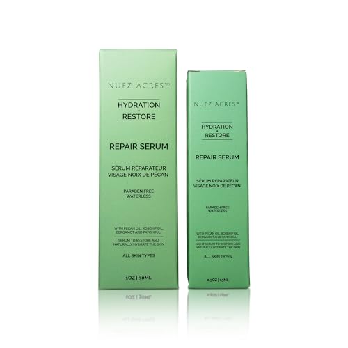 Pecan Skin Repair Serum,Even Skin Tone, Eye Area, Skin Recovering, hydrating, Face Serum, Natural, Cruelty-Free, Paraben-Free & Chemical-Free - Image 5