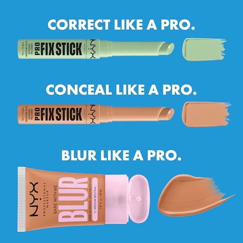 NYX Pro Fix Full Coverage Concealer Stick Walnut Shade 0.16 oz New - Image 7