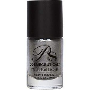 PS Polish All Natural Nail Polish, Safe Non-Toxic Professional Grade Vegan Nail Polish Lacquer, Best No Chip Polish for Thin, Cracked, Peeling Nails (Ice)