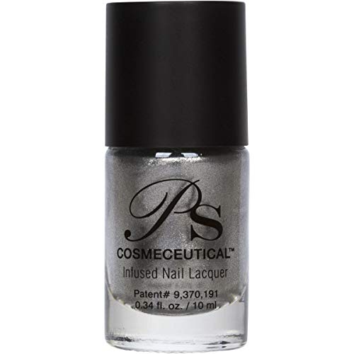 PS Polish All Natural Nail Polish, Safe Non-Toxic Professional Grade Vegan Nail Polish Lacquer, Best No Chip Polish for Thin, Cracked, Peeling Nails (Ice)