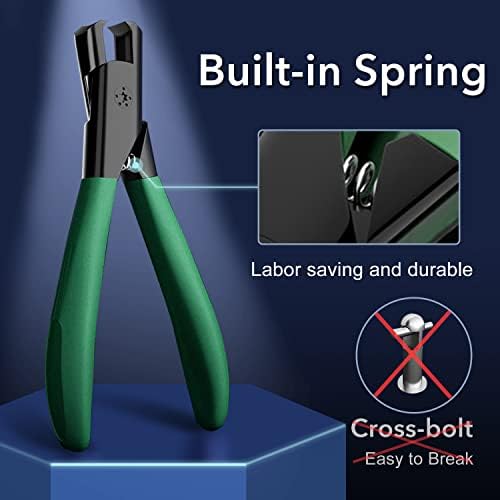 Green Lunar Arc Nail Clipper Set with Nail File for All Ages - Image 3