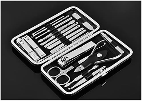 Manicure Kit Stainless Steel 18-Piece Nail Clippers Set Manicure Nail Tool Set Nail Clippers Set Manicure Clippers Suitable for Outdoor Travel Nail Clippers Kit - Image 5