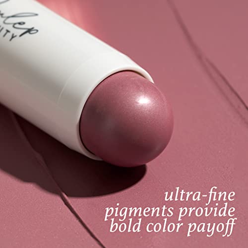 Julep Skip The Brush Cream to Powder Blush Stick Trio - Blendable and Buildable Color - 2-in-1 Blush and Lip Makeup Stick, Neutral Bronze, Sheer Glow, Muted Mauve - Image 8