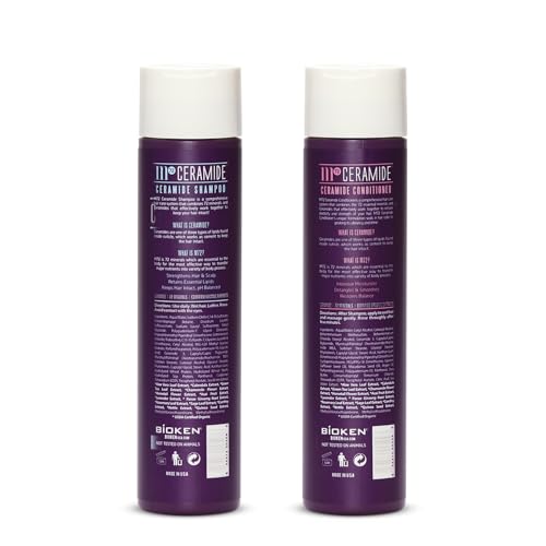 M72 Ceramide Shampoo and Conditioner Set 10 oz for Moisturizing and Strengthening Hair - Image 2