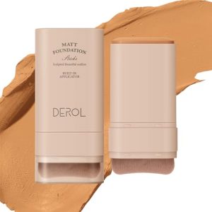 Matte Foundation Stick with Built-In Applicator, Concealer and Contour Stick, Medium- Full Coverage with Natural Finish Super Stay Foundation Stick For Normal to Oily Skin, Hydrating, Lightweight