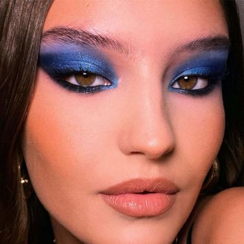 6Pcs Glitter Liquid Eyeshadow Stick Kit,Black Silver Bronze Blue Cyan Purple Shimmer Eye Shadow,Waterproof Eyeliner Eyelid Sparkling Makeup,sombras liquidas para ojos,Quick-Drying,Set C - Image 3