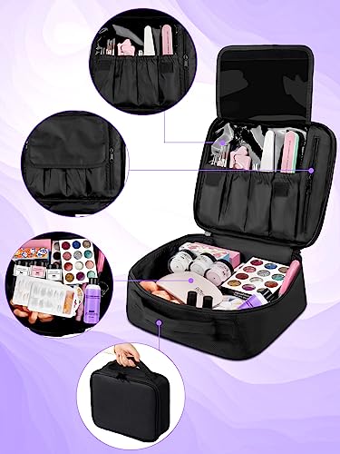 Acrylic Nail Kit for Beginners with Everything, 42Colors Glitter Acrylic Powder Monomer Liquid Nail Kit Set Professional Acrylic with Everything, Drill UV Light Practice Finger Nail Bag Organizer Case - Image 6