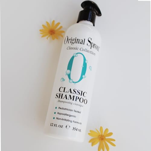 Original Sprout Classic Shampoo for All Hair Types, Sulfate Free and Vegan Shampoo, 12 oz. Bottle - Image 2