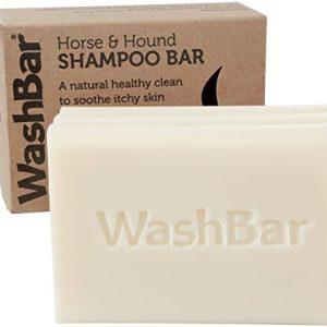 WashBar Natural Horse Shampoo Bar, for Horses and Large Dogs, Whitens Brightens All Colored Coats, Long-Lasting and Easier to Use Than Liquid Pet Shampoo with No Plastic Waste, 6.5oz