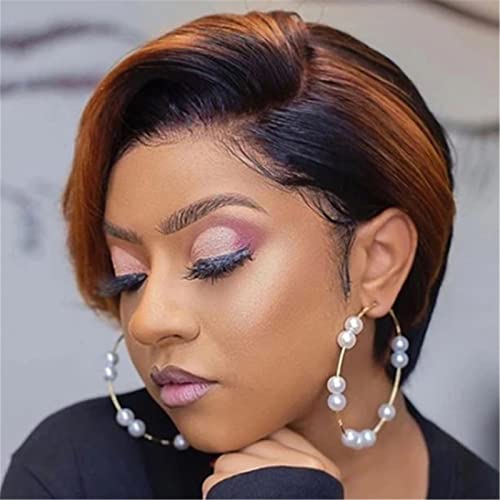 Deep Conditioner for Curly Hair Hair Lace Front Bob Wigs For Black Women 150% Density Synthetic Gold Blonde Short Wig For Daily Use Express 3 Bundles with Frontal (Khaki, One Size) - Image 2