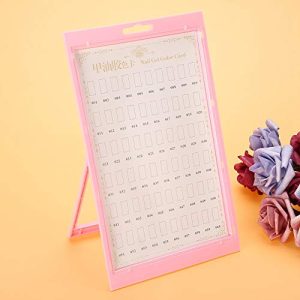 Nail Gel Display, Nail Polish Color Card For Storaging Various Kinds Of Nail Polish, For Beauty Salon And Home Use(#1)