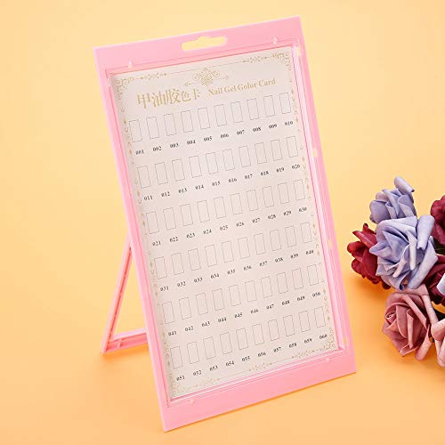 Nail Gel Display, Nail Polish Color Card For Storaging Various Kinds Of Nail Polish, For Beauty Salon And Home Use(#1)