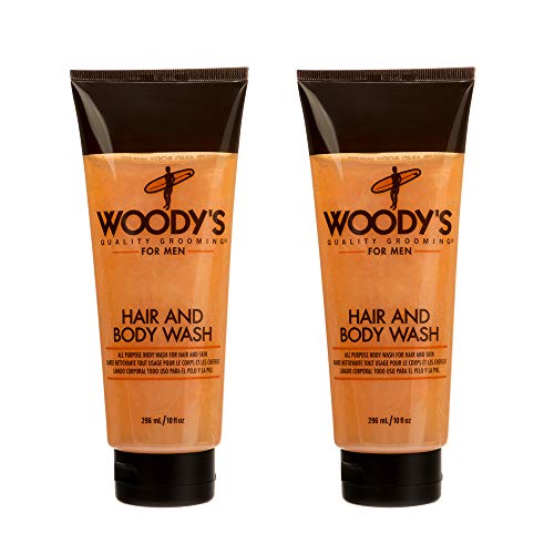 Woody's Just4Play and All Purpose Hair and Body Wash, 10 oz, 2-Pack