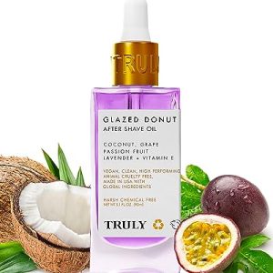 Truly Beauty Glazed Donut After Shave Oil - Razor Bumps Treatment for Women, Razor Bump and Ingrown Hair Treatment for Bikini Area - 3.1 OZ