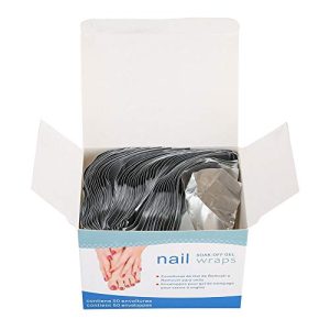 50pc Gel and Acrylic Nail Polish Remover Wraps Easy Application