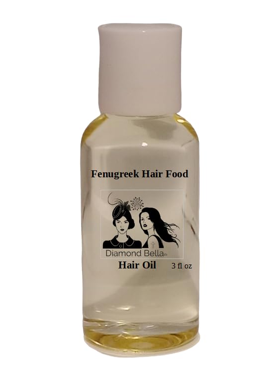 Wholesale Fenugreek Hair Food Hair Oil 3 fl oz, natural hair care, made in the usa