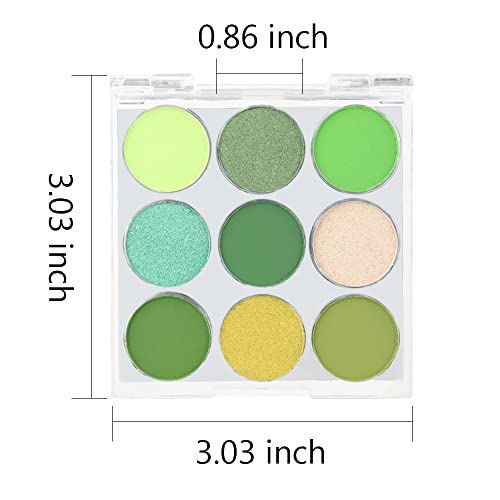 Vibrant Matte Shimmer 9-Pan Eyeshadow Palette, High Pigment Eye Makeup Primer, Rich Colors - Image 8