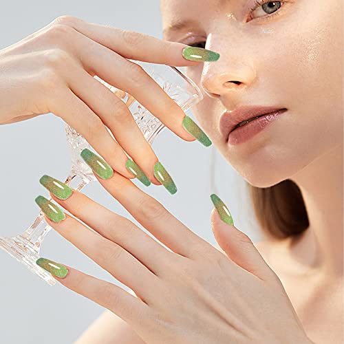 Jelly Gel Polish Nail Polish, Glitter Gel Polish Nude Gel Polish Gradient Color Chip-Resistant Quick Drying and Long-lasting Salon Manicure 0.26Fl OZ Nail Art Gel Nail Kit Prime of Day - Image 2