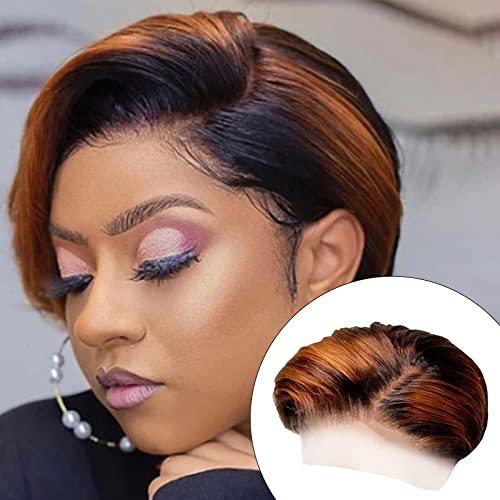 Deep Conditioner for Curly Hair Hair Lace Front Bob Wigs For Black Women 150% Density Synthetic Gold Blonde Short Wig For Daily Use Express 3 Bundles with Frontal (Khaki, One Size) - Image 5
