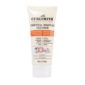 CURLSMITH - Essential Moisture Cleanser, Gentle Nourishing Shampoo for Wavy, Curly and Coily Hair, Vegan (88ml/2oz) Trial or Travel Size