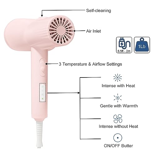 2-in-1 Pink Pet Dryer Brush for Small Dogs Gentle Grooming Compact Design - Image 3
