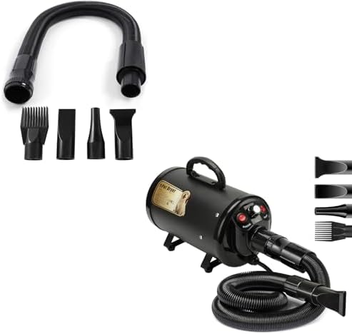 PETNF Large Dog Dryer Set, Adjustable Speed & Heat, Professional Grooming Tool