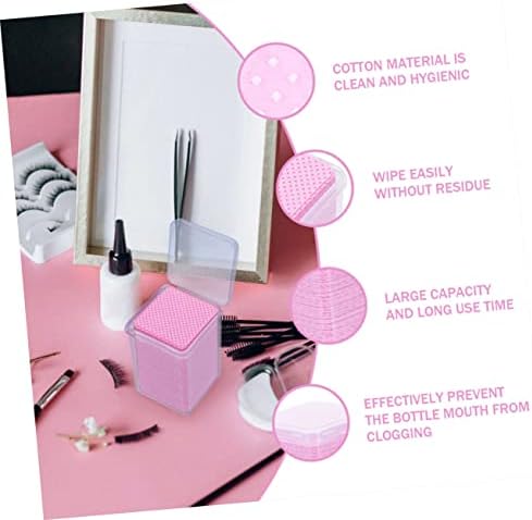 Eyelash Cleaning Pads 2 Boxes 100 Count Lint-Free Wipes for Lash Extension Glue Nozzle - Image 9