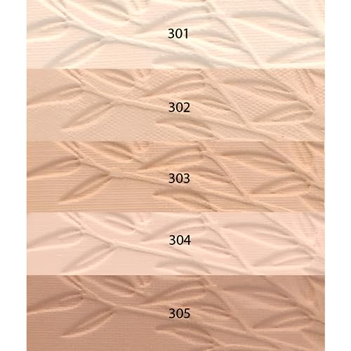 Zao Makeup Compact Pressed Powder Foundation Blendable Face Makeup Long Lasting Portable Full Coverage with Macadamia Oil & Cocoa Butter Lightweight Airbrushing for Pores & Imperfections 9g (302) - Image 5