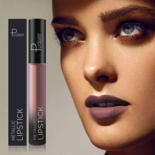 Taupe Waterproof Glossy Finish Liquid Lipstick 0.2 oz Cup Packaging - Image 5