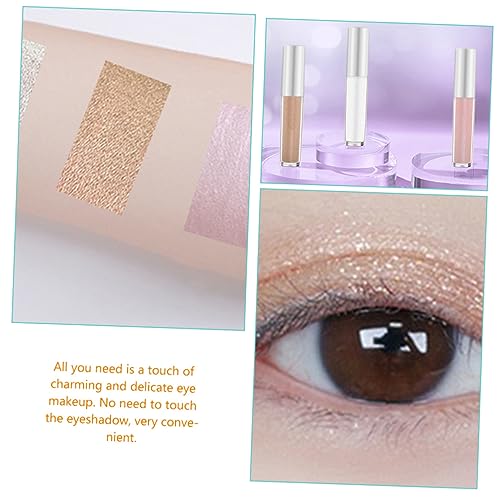 Angoily 3pc Monochrome Glitter Eyeshadow Set for Women - Liquid, Polarized - Image 2