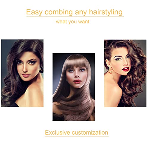Professional Detangling Hair Round Brush with Non-Slip Handle, Ceramic Nano Coating, Nylon Bristles - Image 3